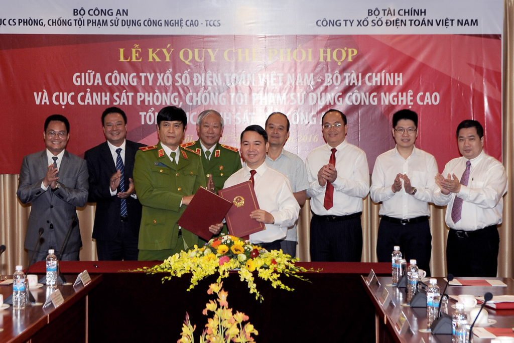 Vietlott phối hợp Bộ Công An phòng chống tội phạm công nghệ cao trong hoạt động kinh doanh xổ số tự chọn - Tructiepxoso.Vn