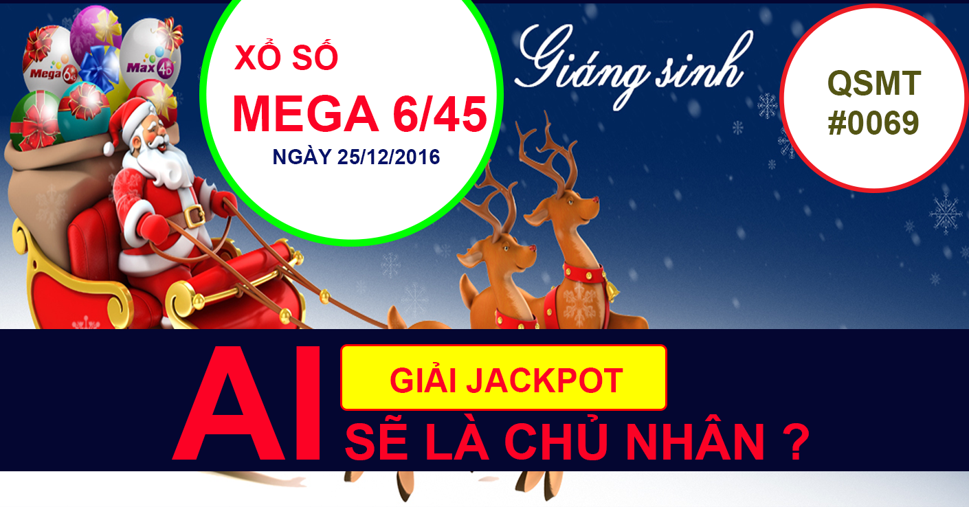 Người trúng Mega Vietlott “Jackpot 160 tỷ” ngày 25-12-2016? - Tructiepxoso.Vn