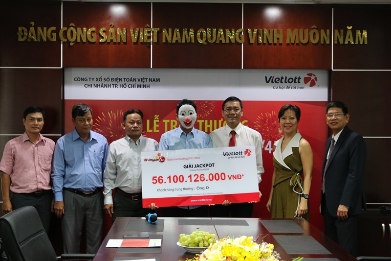 Vietlott trao giải thưởng cho người trúng Jackpot 56 tỷ đồng, Kỳ QSMT 54 - Tructiepxoso.Vn