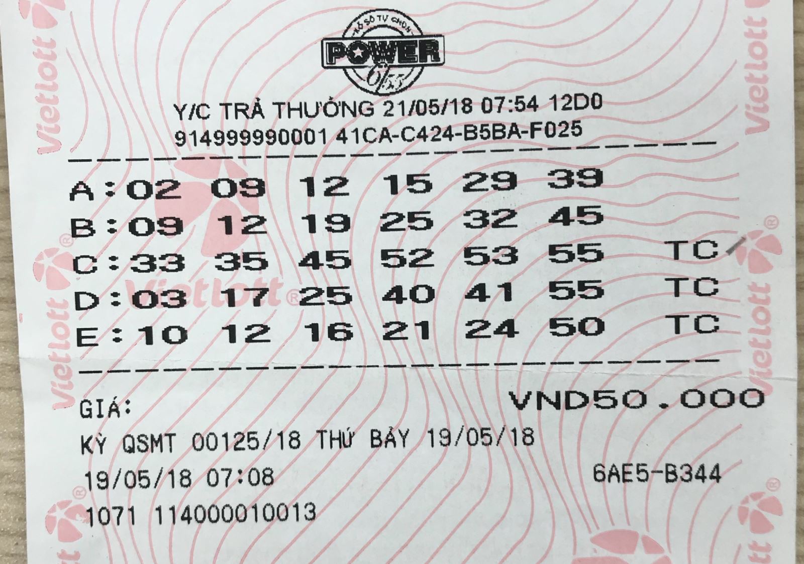 Khách hàng may mắn đến nhận giải thưởng 42 tỷ đồng - Tructiepxoso.Vn